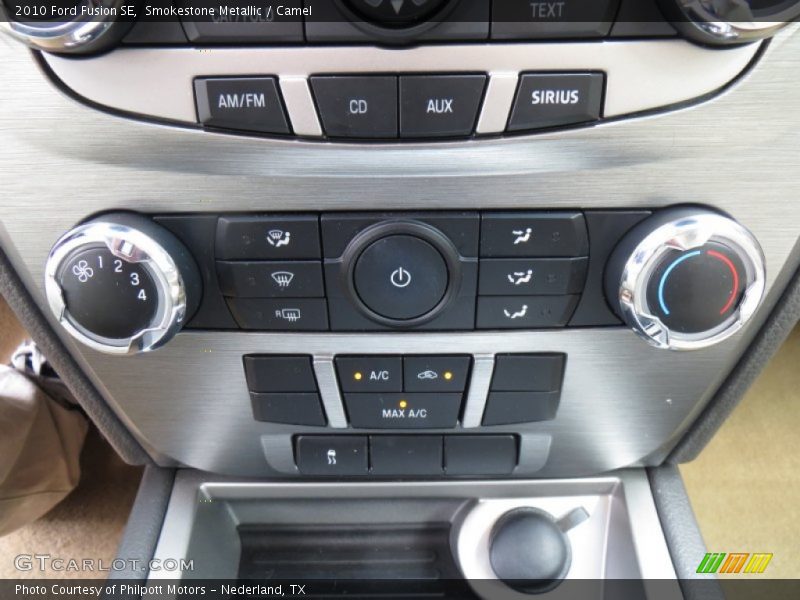 Smokestone Metallic / Camel 2010 Ford Fusion SE