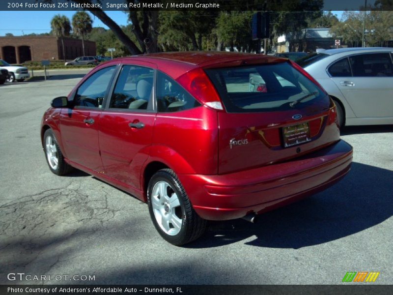 Sangria Red Metallic / Medium Graphite 2004 Ford Focus ZX5 Hatchback