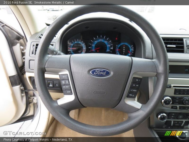 Smokestone Metallic / Camel 2010 Ford Fusion SE