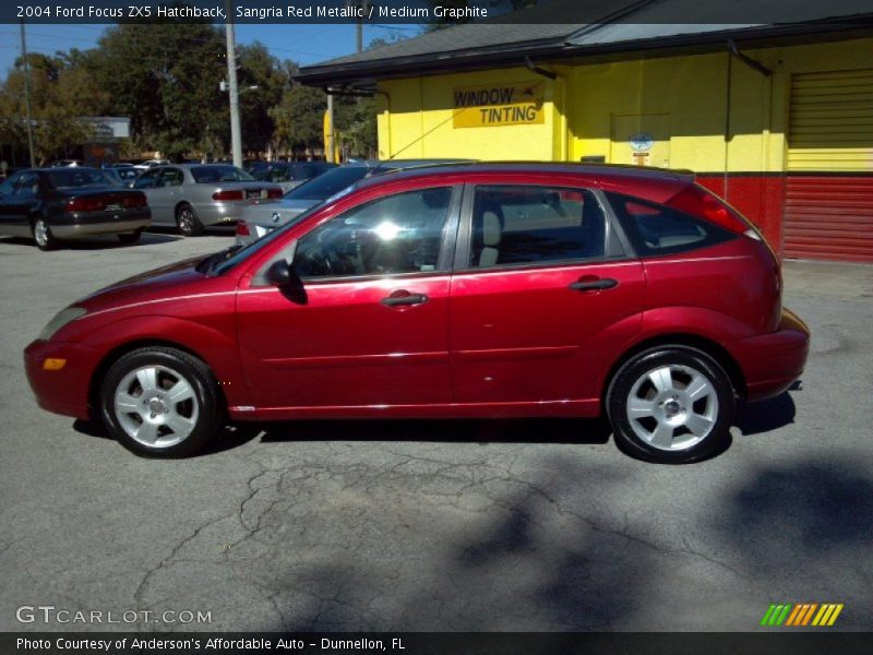 Sangria Red Metallic / Medium Graphite 2004 Ford Focus ZX5 Hatchback