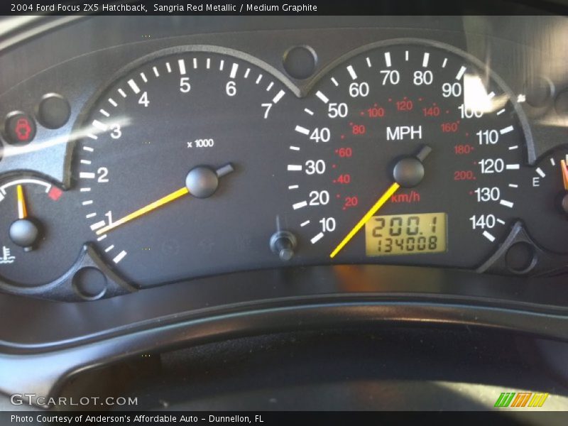 Sangria Red Metallic / Medium Graphite 2004 Ford Focus ZX5 Hatchback
