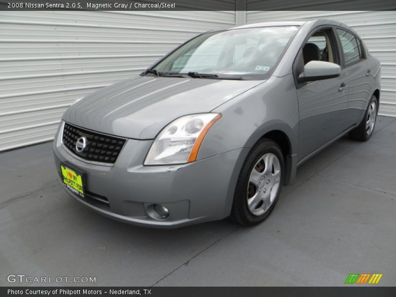 Magnetic Gray / Charcoal/Steel 2008 Nissan Sentra 2.0 S