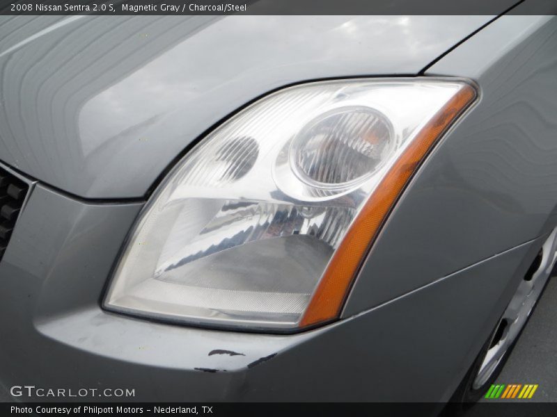 Magnetic Gray / Charcoal/Steel 2008 Nissan Sentra 2.0 S