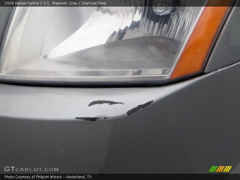 Magnetic Gray / Charcoal/Steel 2008 Nissan Sentra 2.0 S