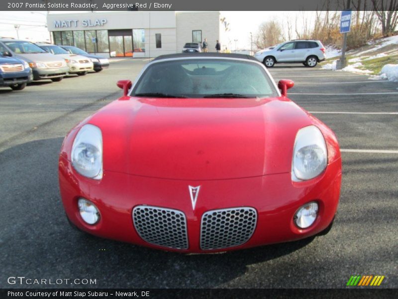 Aggressive Red / Ebony 2007 Pontiac Solstice Roadster