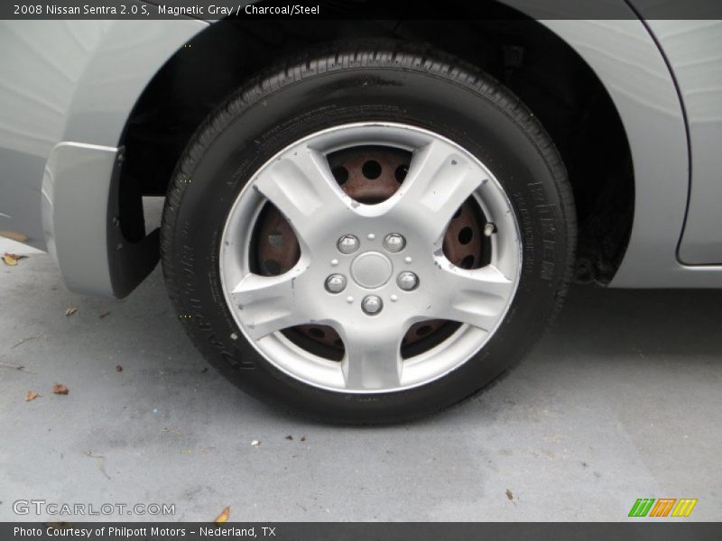 Magnetic Gray / Charcoal/Steel 2008 Nissan Sentra 2.0 S