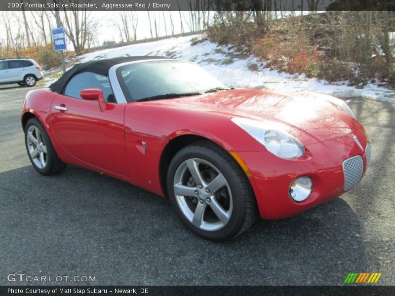 Aggressive Red / Ebony 2007 Pontiac Solstice Roadster