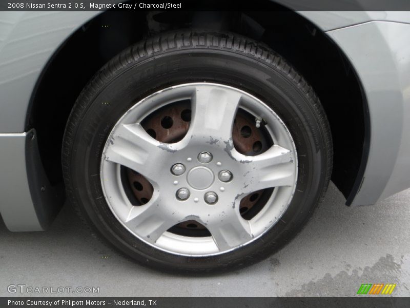 Magnetic Gray / Charcoal/Steel 2008 Nissan Sentra 2.0 S