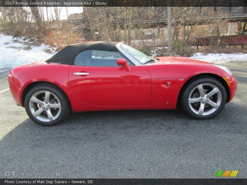 Aggressive Red / Ebony 2007 Pontiac Solstice Roadster