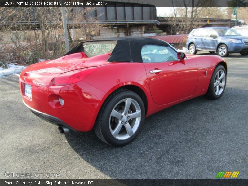 Aggressive Red / Ebony 2007 Pontiac Solstice Roadster
