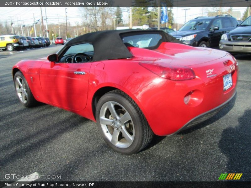 Aggressive Red / Ebony 2007 Pontiac Solstice Roadster