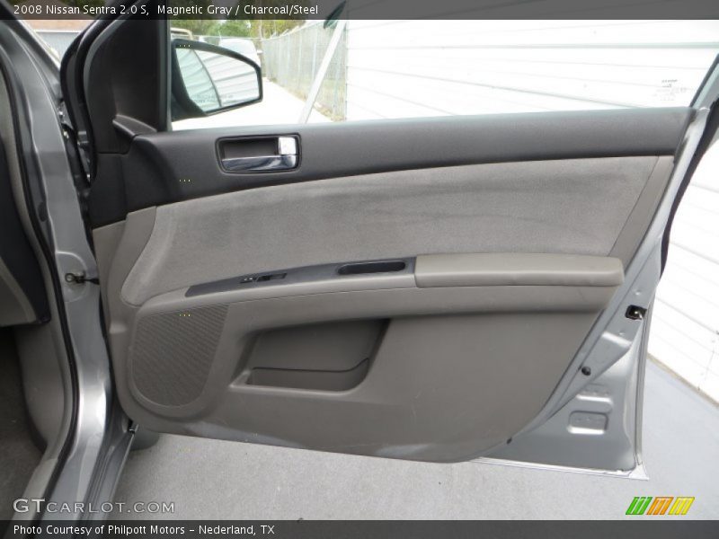 Magnetic Gray / Charcoal/Steel 2008 Nissan Sentra 2.0 S