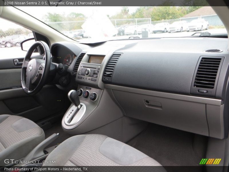 Magnetic Gray / Charcoal/Steel 2008 Nissan Sentra 2.0 S