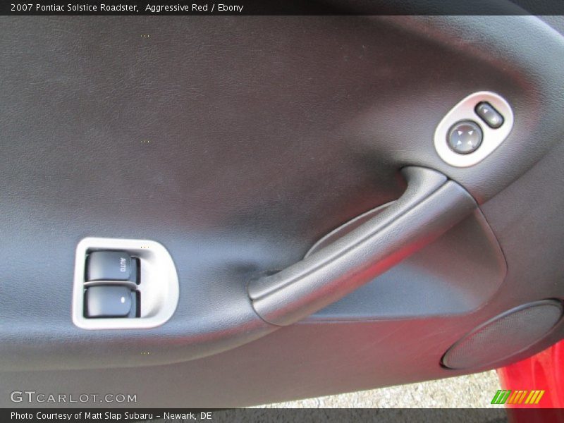 Aggressive Red / Ebony 2007 Pontiac Solstice Roadster