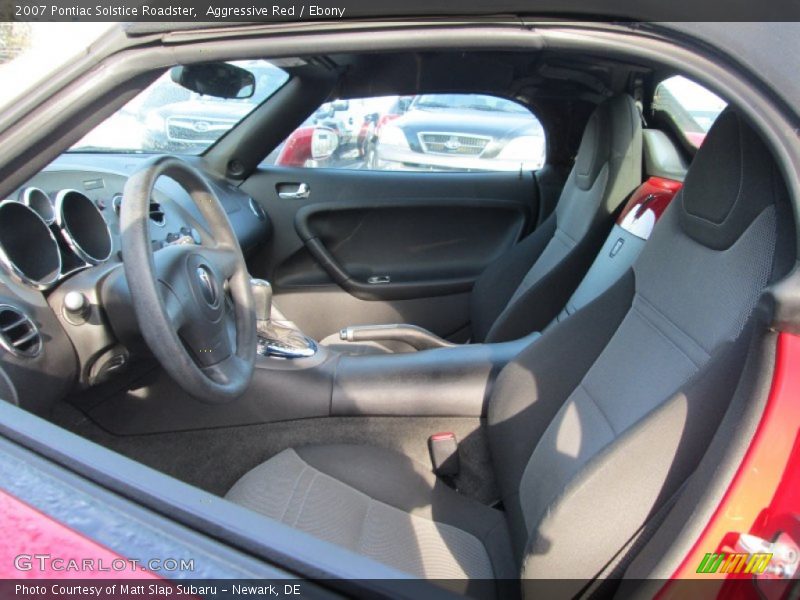 Aggressive Red / Ebony 2007 Pontiac Solstice Roadster