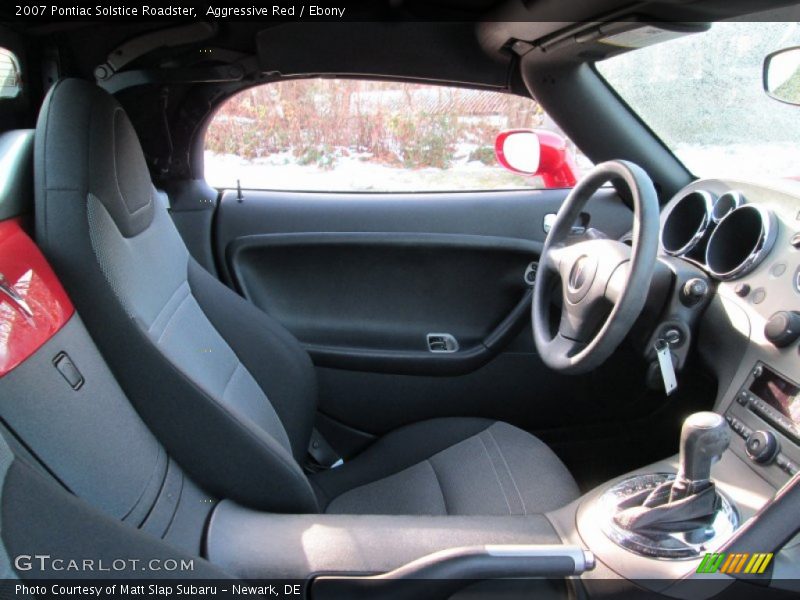 Aggressive Red / Ebony 2007 Pontiac Solstice Roadster