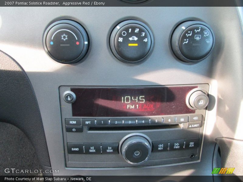 Aggressive Red / Ebony 2007 Pontiac Solstice Roadster