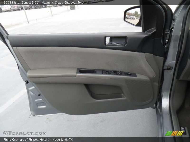 Magnetic Gray / Charcoal/Steel 2008 Nissan Sentra 2.0 S