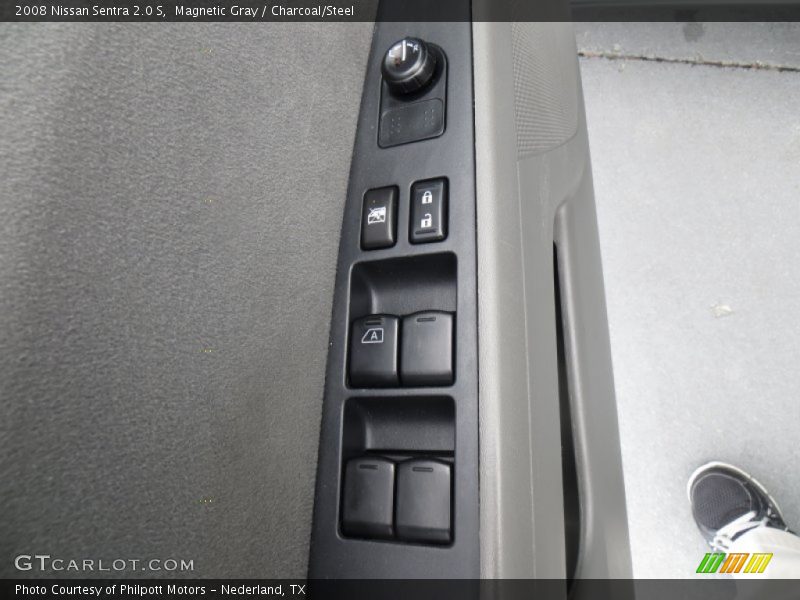 Magnetic Gray / Charcoal/Steel 2008 Nissan Sentra 2.0 S