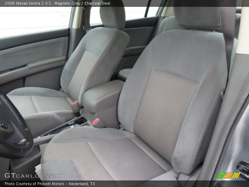 Magnetic Gray / Charcoal/Steel 2008 Nissan Sentra 2.0 S