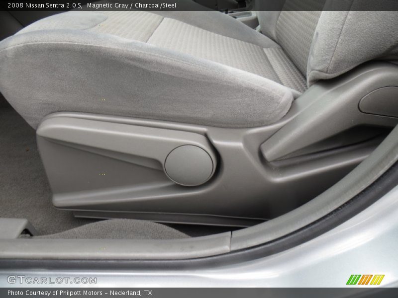 Magnetic Gray / Charcoal/Steel 2008 Nissan Sentra 2.0 S