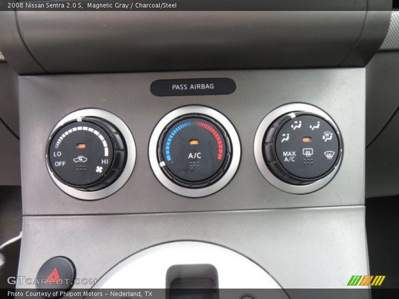Magnetic Gray / Charcoal/Steel 2008 Nissan Sentra 2.0 S