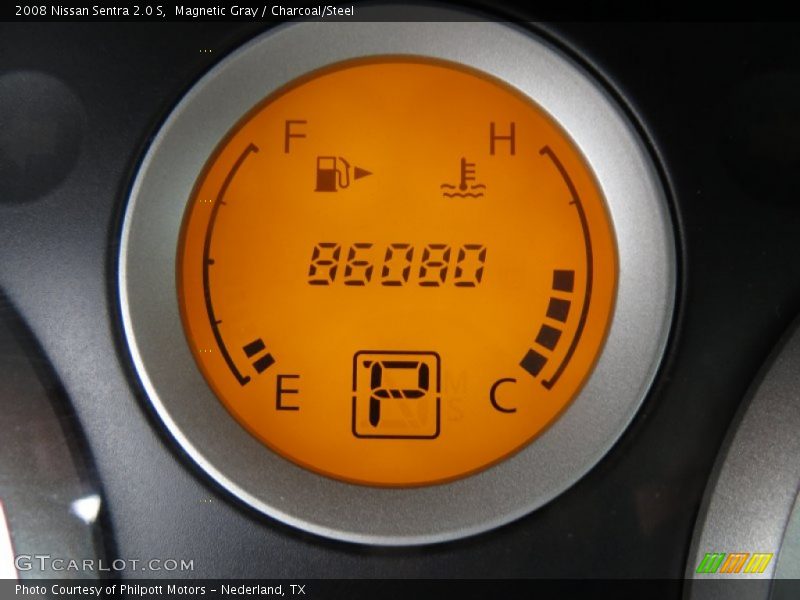Magnetic Gray / Charcoal/Steel 2008 Nissan Sentra 2.0 S