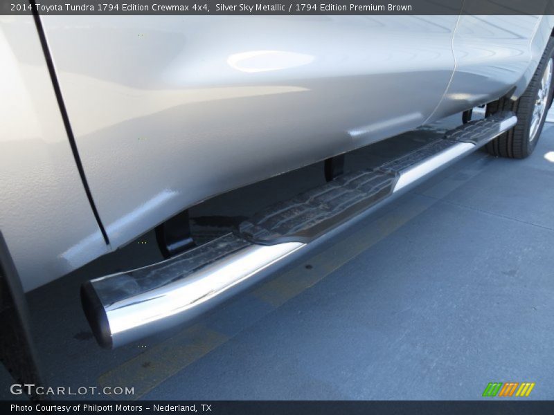 Silver Sky Metallic / 1794 Edition Premium Brown 2014 Toyota Tundra 1794 Edition Crewmax 4x4