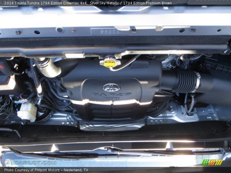 Silver Sky Metallic / 1794 Edition Premium Brown 2014 Toyota Tundra 1794 Edition Crewmax 4x4