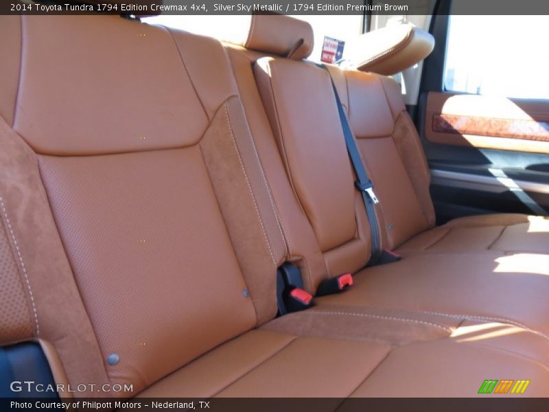 Silver Sky Metallic / 1794 Edition Premium Brown 2014 Toyota Tundra 1794 Edition Crewmax 4x4