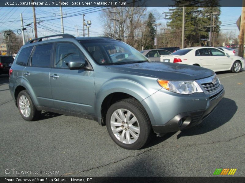 Front 3/4 View of 2012 Forester 2.5 X Limited