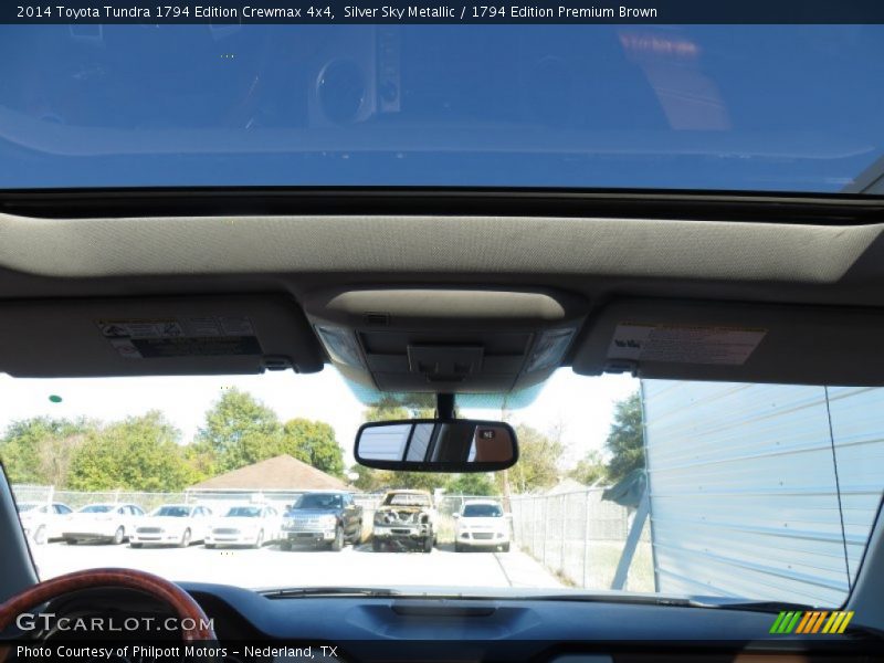 Silver Sky Metallic / 1794 Edition Premium Brown 2014 Toyota Tundra 1794 Edition Crewmax 4x4
