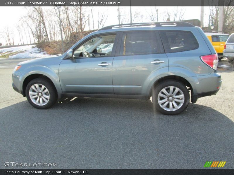Sage Green Metallic / Platinum 2012 Subaru Forester 2.5 X Limited