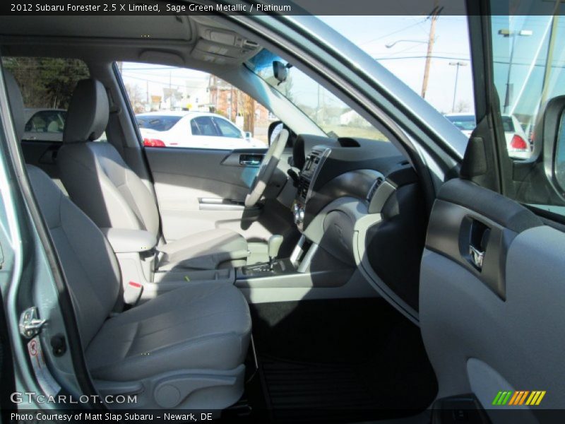 Sage Green Metallic / Platinum 2012 Subaru Forester 2.5 X Limited