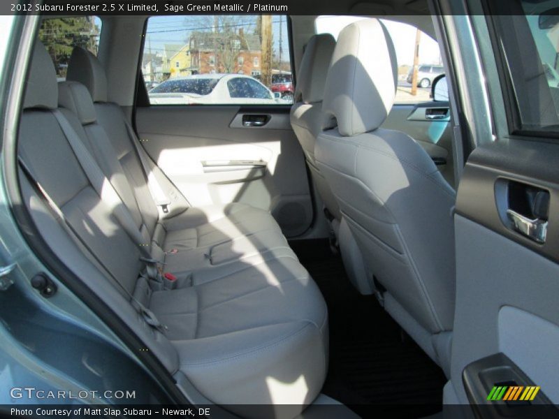 Sage Green Metallic / Platinum 2012 Subaru Forester 2.5 X Limited