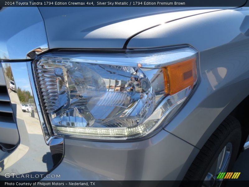 Silver Sky Metallic / 1794 Edition Premium Brown 2014 Toyota Tundra 1794 Edition Crewmax 4x4