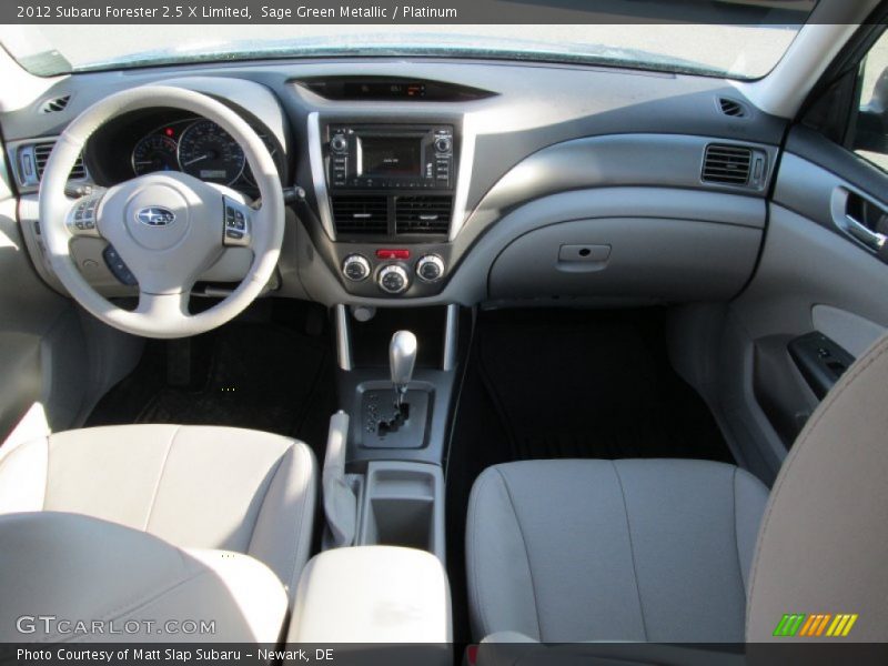 Sage Green Metallic / Platinum 2012 Subaru Forester 2.5 X Limited