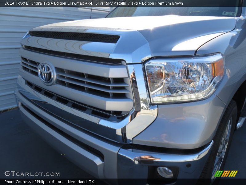 Silver Sky Metallic / 1794 Edition Premium Brown 2014 Toyota Tundra 1794 Edition Crewmax 4x4