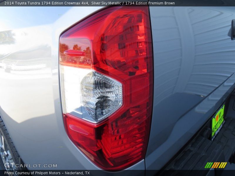 Silver Sky Metallic / 1794 Edition Premium Brown 2014 Toyota Tundra 1794 Edition Crewmax 4x4