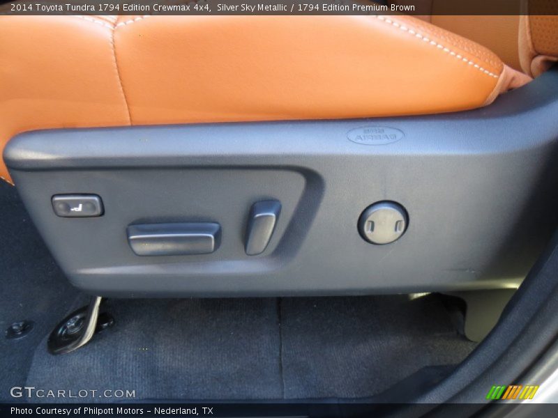 Silver Sky Metallic / 1794 Edition Premium Brown 2014 Toyota Tundra 1794 Edition Crewmax 4x4