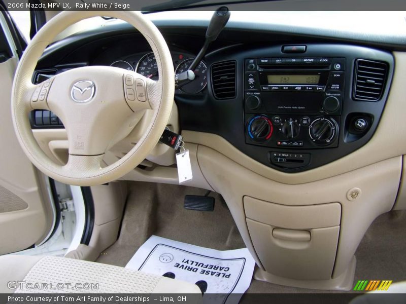 Rally White / Beige 2006 Mazda MPV LX