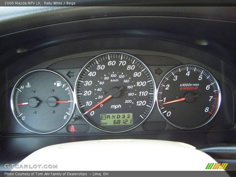 Rally White / Beige 2006 Mazda MPV LX