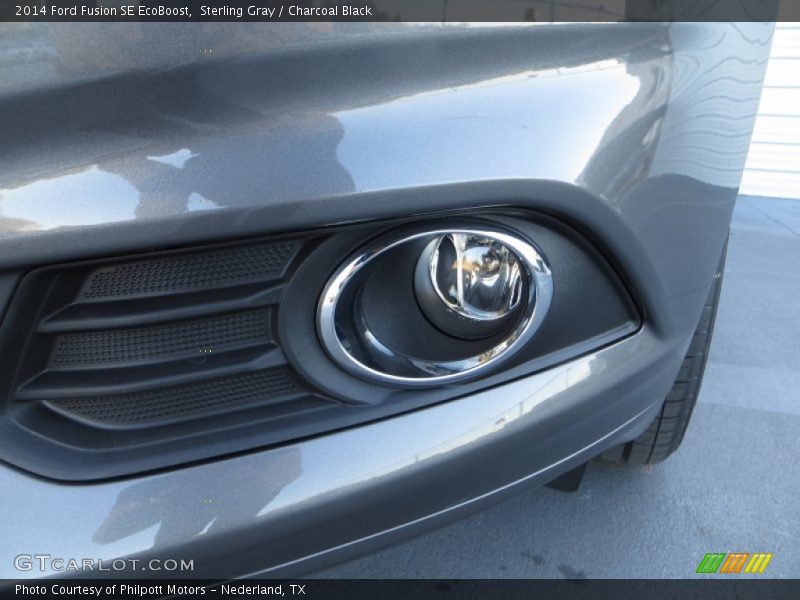 Sterling Gray / Charcoal Black 2014 Ford Fusion SE EcoBoost