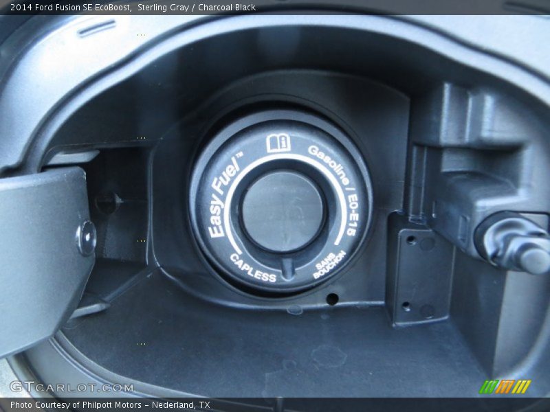 Sterling Gray / Charcoal Black 2014 Ford Fusion SE EcoBoost