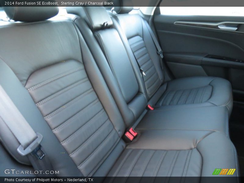 Sterling Gray / Charcoal Black 2014 Ford Fusion SE EcoBoost