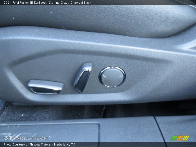 Sterling Gray / Charcoal Black 2014 Ford Fusion SE EcoBoost