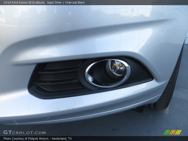 Ingot Silver / Charcoal Black 2014 Ford Fusion SE EcoBoost