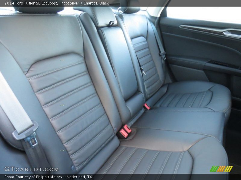 Ingot Silver / Charcoal Black 2014 Ford Fusion SE EcoBoost
