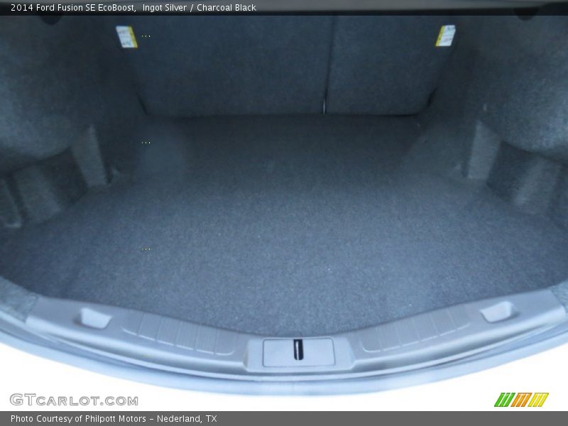 Ingot Silver / Charcoal Black 2014 Ford Fusion SE EcoBoost