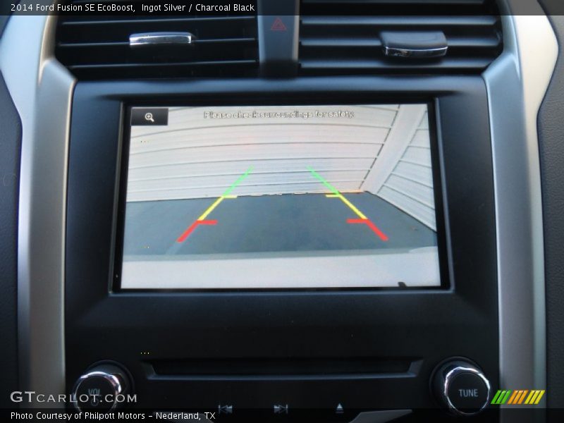 Ingot Silver / Charcoal Black 2014 Ford Fusion SE EcoBoost
